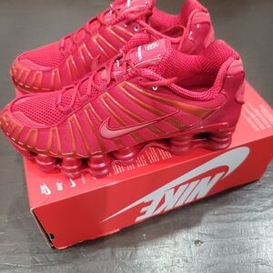 Womens Nike Shox TL Triple Red